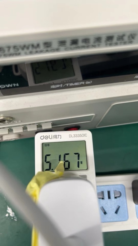 Power meter reading of the ThyRed device